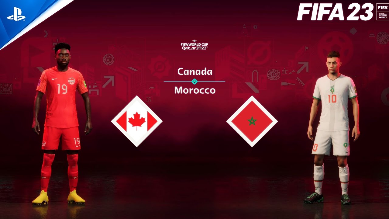 FIFA 23 Canada Vs. Morocco FIFA World Cup Qatar 2022 Group F