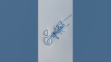 Swastika💘 name signature|#signwriting #calligraphy #signature #youtubeshorts #shorts #trending #diy