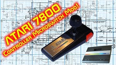 Atari 7800 Controller Micro Switch Mod!