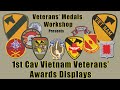 1st Cavalry Division (Airmobile) Vietnam Veterans' awards Displays