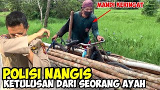 POLISI GA KUAT, NANGIS LIAT KEADAAN BAPAK DORONG KAYU DEMI BELI BERAS