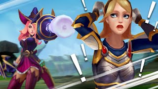 Destroying Lux girlies with Axiom Arc Lethality Miss Fortune Support ONE SHOT ULTs