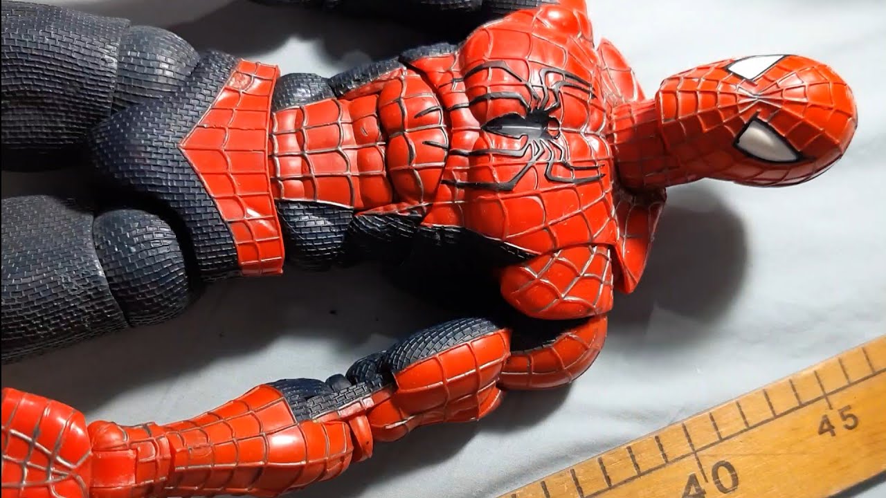 La mejor figura del Hombre Araña? 67 articulaciones 18 pulgadas. Spiderman  Toy Biz. Revisión Exprés - YouTube