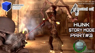 Resident evil 4 mod hunk story mode part#3 full walkthrough #aethersx2  emulator Android