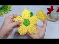 🤩Patrón Flor de Crochet Paso a Paso para Principiantes ‼️Tejiendo con Hilda Rosa 🔔