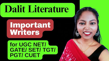 Important Dalit Writers for UGC NET | Detailed Video on Dalit Literature | English Literature