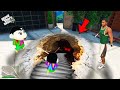Shinchan and Franklin Found Secret Hidden Tunnel Outside Franklin House in GTA 5