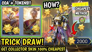 SUPER CHEAP! How To Get Alpha Collector Skin With 2000 COA (Trick Draw) - MLBB