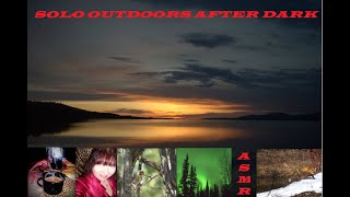 SOLO GIRL OUTDOORS WANDERING SASQUATCH NATURE TRAIL AT DARK  #outdoors #hiking #wildlife #forests