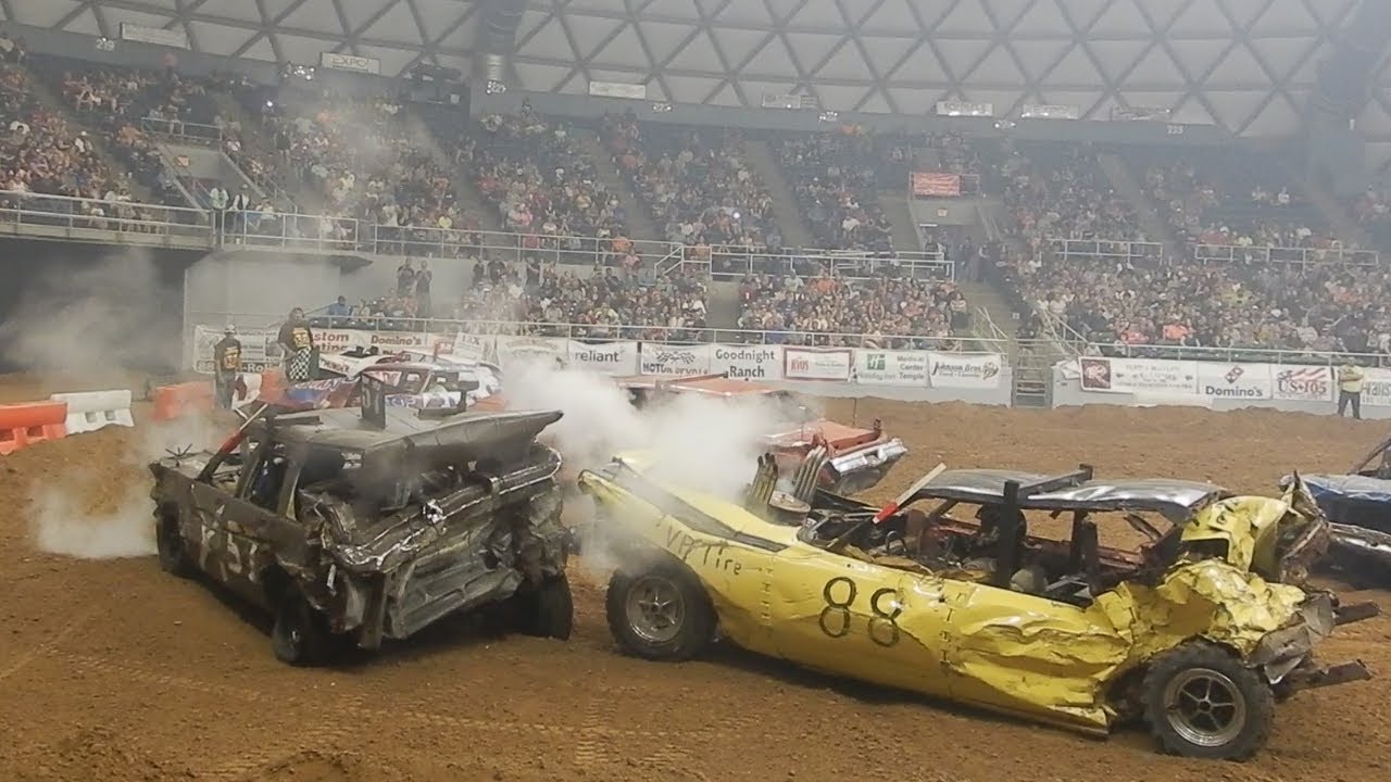 Demolition Derby Full Size Derby Cars Texas YouTube