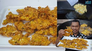 Here I teach you how to make crispy bakwan that lasts all day, a recipe for traders