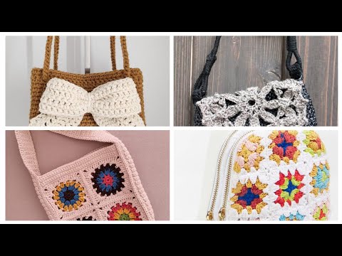 Crochet bag top tutorial:step by_step instructions