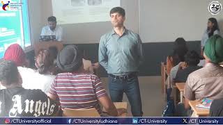 CT University Organized a session on “Crafting a Winning Portfolio by Mr. Vardaan Sharma.