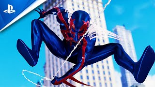 NEW Realistic 2099 SpiderMan Suit + Cape Physics  Marvel's SpiderMan