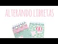 Cómo transformar una libreta en dos libretas (decoración y encuadernación) - TUTORIAL Scrapbook