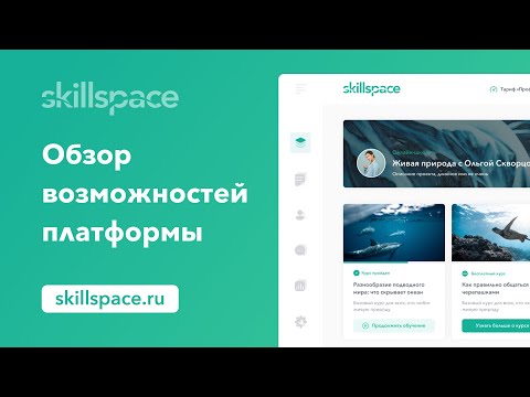 Skillspace - обзор функционала платформы для онлайн-обучения, онлайн-школ и курсов.