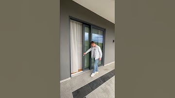 European Patio Sliding Door! Large Tempered Glass!