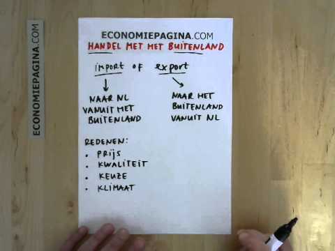 Handel met het buitenland (Economiepagina.com)