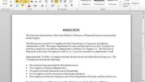 Save an Existing Document - Word 2010