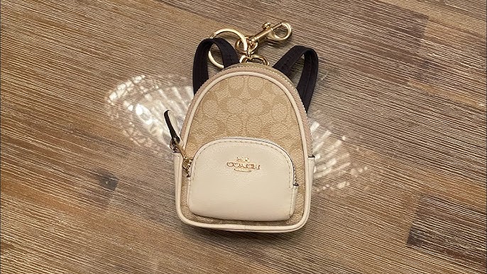 Shop Coach Multi attachments case bag charm in signature canvas (C5698) by  emilyinusa