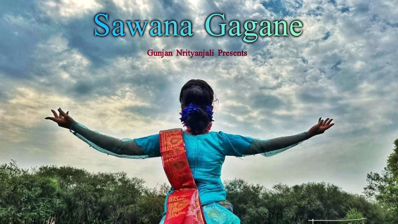 Sawana Gagane Ghor Ghanaghata  Dance Cover By Gunjan Chakraborty Rabindra Nritya  rabindrasangeet