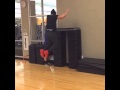 Guy Shows off Hops at the Gym