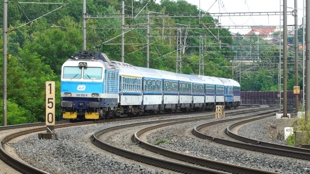 Šocení vlaků Praha - Kolovraty!