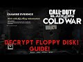 DECRYPT FLOPPY DISK GUIDE FOR OPERATION CHAOS! |  Call of Duty: Black Ops Cold War