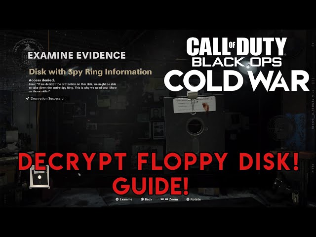 Call of Duty floppy disk: How to decrypt Operation Chaos floppy