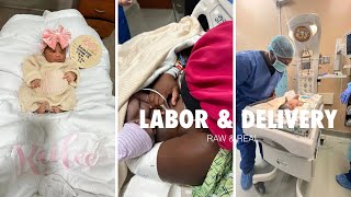 LABOR & DELIVERY VLOG | 🌸 Baby Railee’s Arrival | Birth Vlog | C-Section + Epidural Experience 🌸