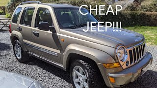 I brought the cheapest jeep CRD I could find in the UK (liberty Cherokee)