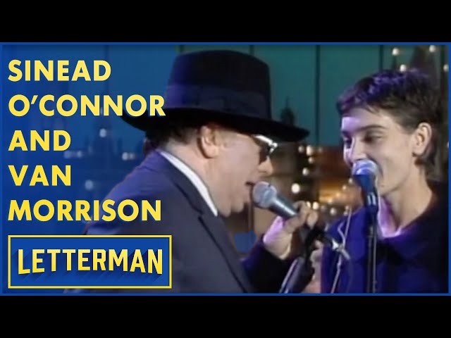 Sinead O'Connor u0026 Van Morrison Sing Have I Told You Lately? | Letterman class=