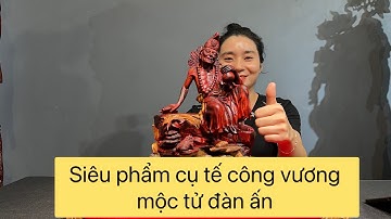 Siêu phẩm cụ tế công gỗ vương mộc tử đàn ấn nghệ nhân quốc gia Xuân Chinh chế tác