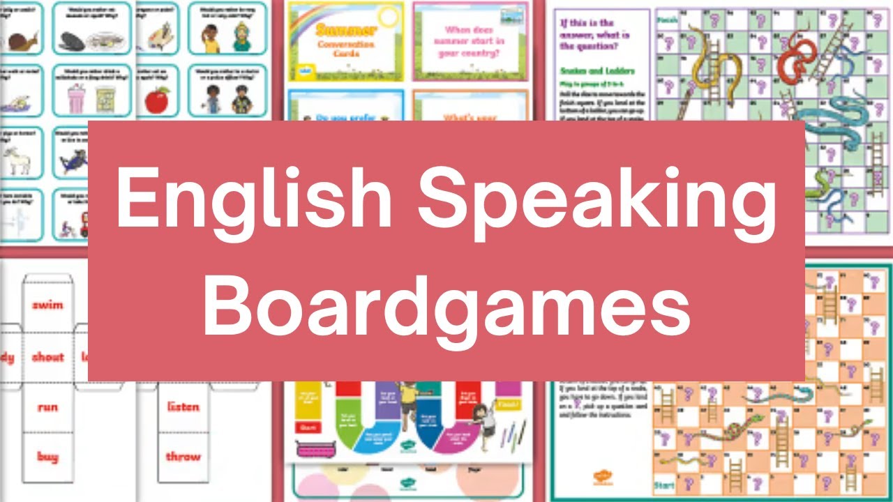 Using Boardgames to Teach A Fun Speaking ESL Lesson