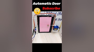 Automatic Door Opening System using Arduino #arduino #servomotor