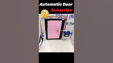 Automatic Door Opening System using Arduino #arduino #servomotor