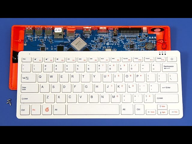 Orange Pi 800: ARM Keyboard Computer - YouTube