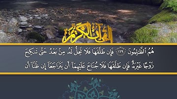 آيات مؤثرة من سورة ((البقرة)) للقارئ محمد حامد