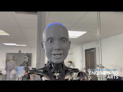 pegar instinto colgar Ameca, el robot humanoide más avanzado del mundo, aprende idiomas con GPT-3