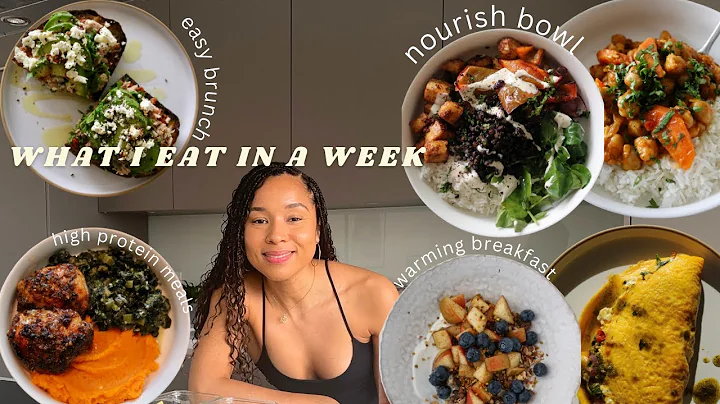 What I Eat In A Week / HEALTHY BALANCED MEALS thumbnail