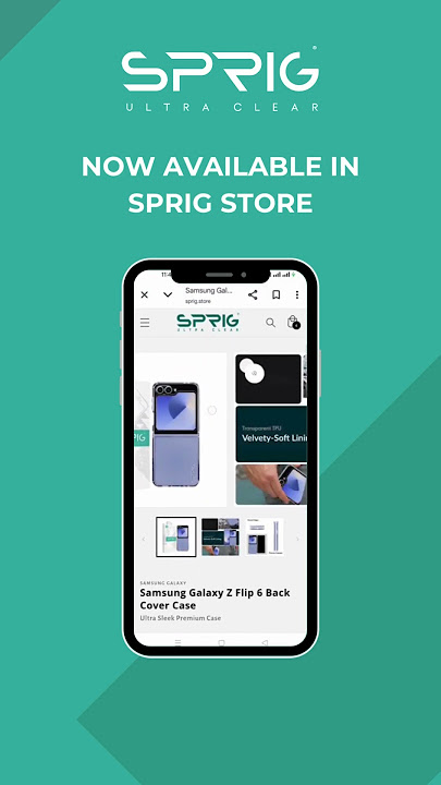 Samsung Z Flip 6: Flip it, Flaunt it, Protect it with Sprig! ✨