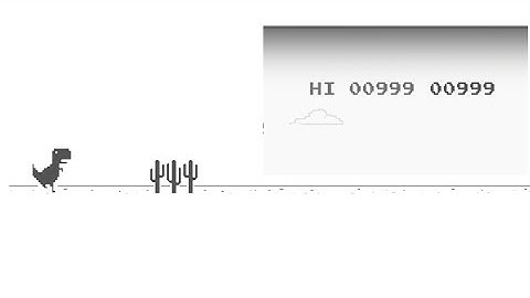 Cách hack game khủng long trên Google | Chấn Bé Đù