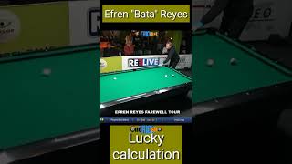 Efren "Bata" Reyes (Lucky Calculation) #shorts screenshot 5