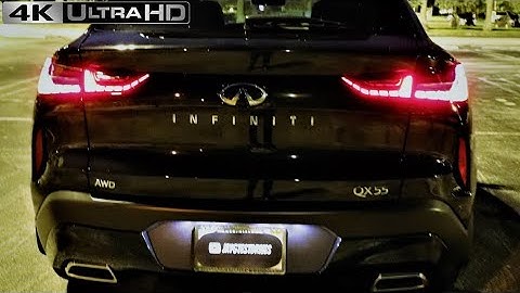 2022 Infiniti QX55 Luxe AWD - POV Night Drive 4K (Binaural Audio) Sound System