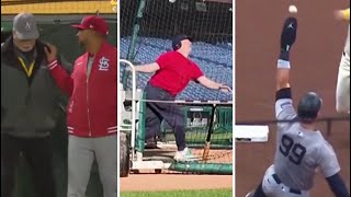 "WHAT IS HE DOING?": Security guards, Aaron Judge, Ricky Bo taking batting practice | Phillies PGL