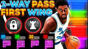 RARE 2 WAY PASS FIRST WING BUILD IN NBA 2K21 NEXT GEN! (MAGIC JOHNSON BUILD!)