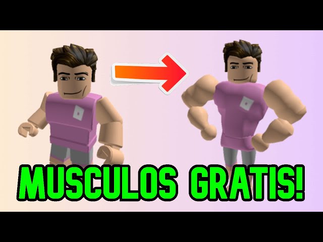 CÓMO TENER MUSCULOS TRANSPARENTES EN ROBLOX GRATIS!!🤑👍(se pueden vender  pero pagarías 10 robux)😬😬😃 