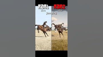 RDR1 VS RDR2 - Horse Gaits Comparison