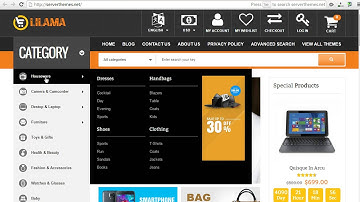 Lilama Mega Shop Responsive Magento Theme - Video ServerThemes.Net