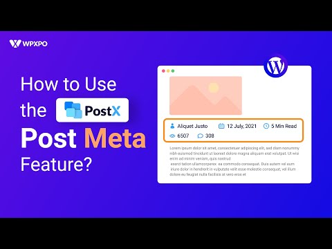 How to Use the PostX Meta Functionality [Tutorial]
